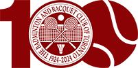 badminton racquet club logo