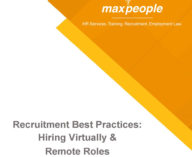 MaxPeople Recruitment Guide - Hiring Virtually and Remote Roles - For Web